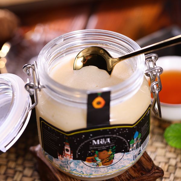 【9xhd.com蜂蜜57】荆条蜂蜜怎么食用的：俄罗斯进口正品椴树蜜蜂蜜百花蜜白雪蜜补纯正结晶滋食品1000克1172