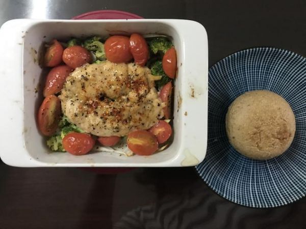 蜜烤雞胸時蔬的做法