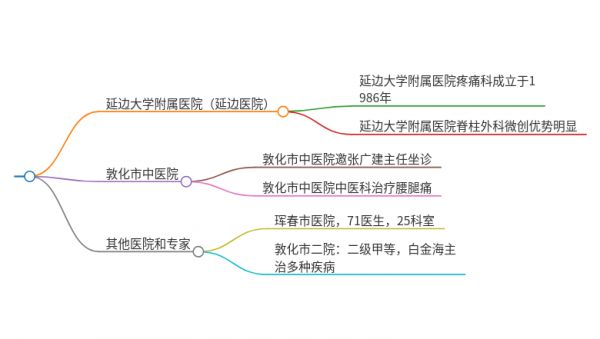 2025年吉林延边治疗腰痛伴下肢疼痛的医院有哪些