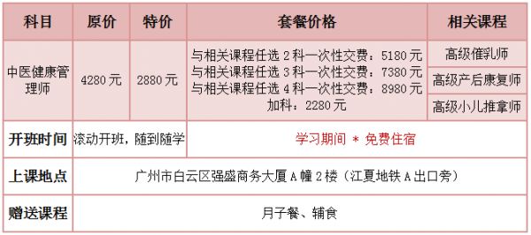 收费标准