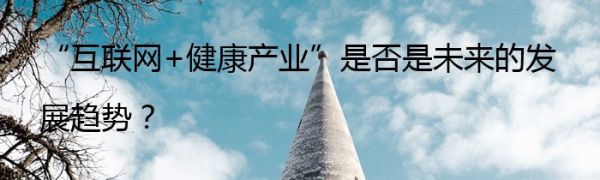 “互聯(lián)網(wǎng)+健康產(chǎn)業(yè)”是否是未來的發(fā)展趨勢？