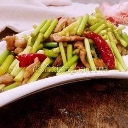蒜薹炒肉的做法[图]