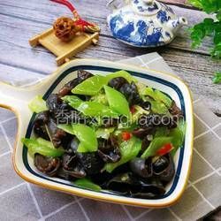 萵筍炒木耳的做法[圖]