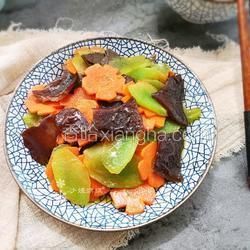 萵筍炒木耳的做法[圖]
