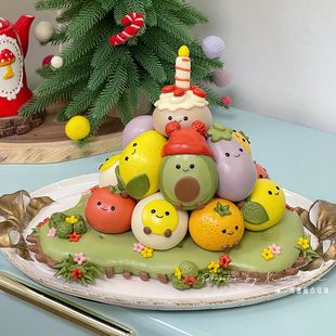 贤惠卡通包 草坪底座蛋糕馒头模具面食花样造型家用辅食diy制作