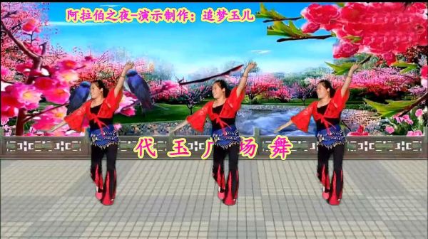 广场舞《阿拉伯之夜》动感欢快节奏 特色舞步 简单又好看