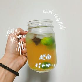 夏日饮品桔子冰