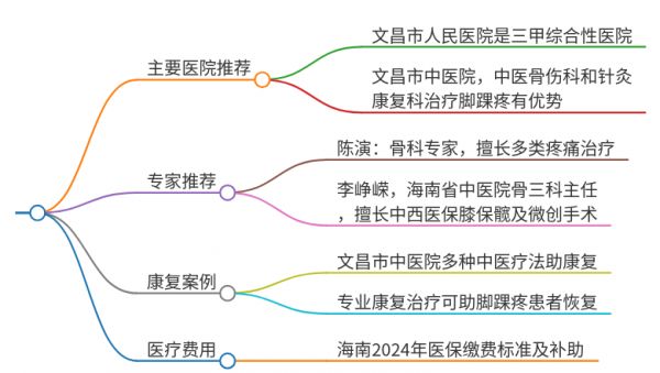 2025年海南文昌治疗脚踝疼的医院有哪些