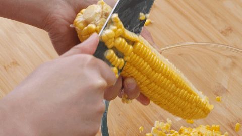 玉米糕的做法图解2