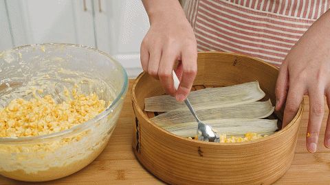 玉米糕的做法图解3