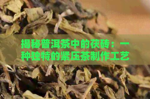 揭秘普洱茶中的茯砖：一种独特的紧压茶制作工艺与文化内涵