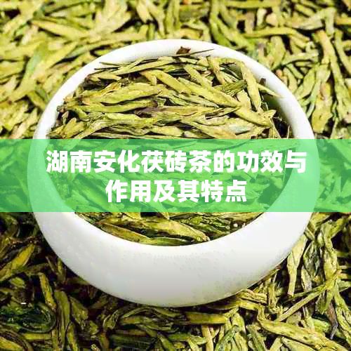 湖南安化茯砖茶的功效与作用及其特点