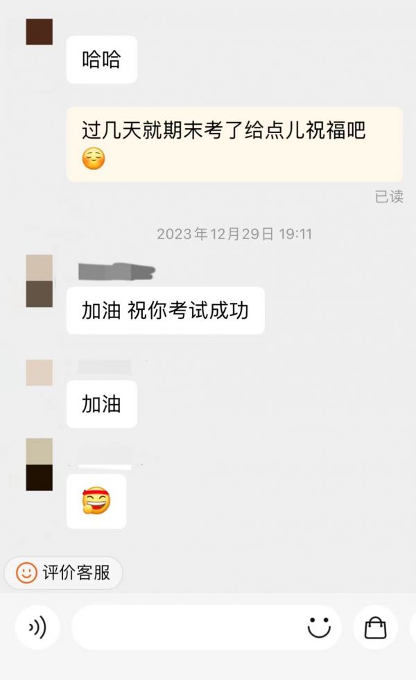购买“爱因斯坦的脑子”后，商家与郑宁的聊天。受访者供图