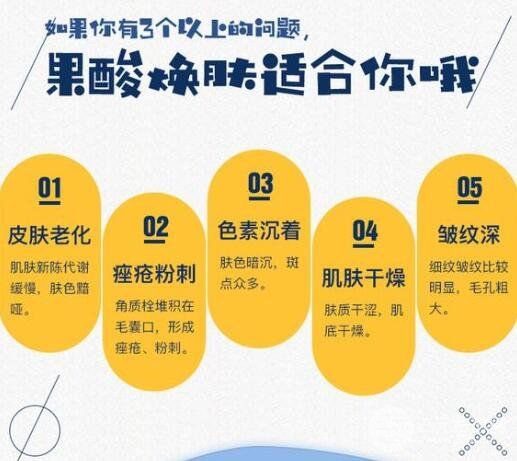 果酸换肤有吗?功是什么?