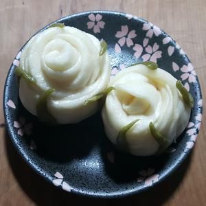 玫瑰馒头（素食）的做法 步骤7