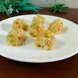 蔬菜蝦丸的做法[圖]