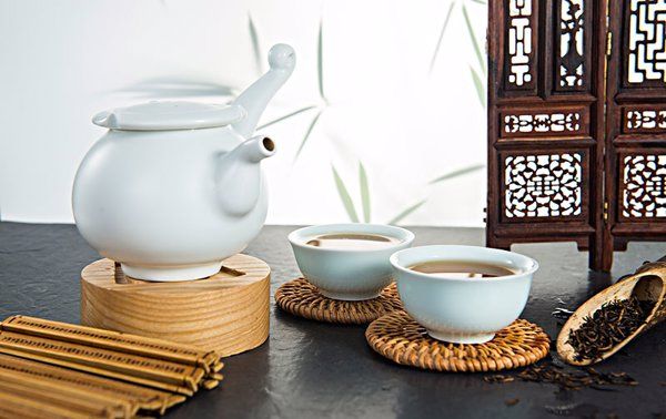 茶室煮蘋果減肥茶
