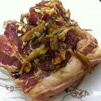 黃花菜蒸肉的做法圖解4