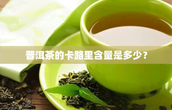 普洱茶的卡路里含量是多少？