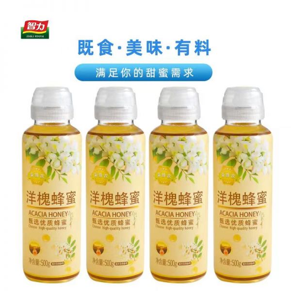 【9xhd.com蜂蜜46】蜂蜜最佳搭配泡水：智力蜂蜜洋槐蜜棗花蜜農(nóng)家擠壓瓶裝洋槐蜂蜜500g*1瓶1240