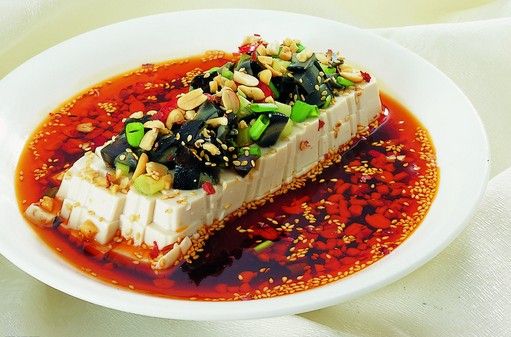 蛋拌豆腐花