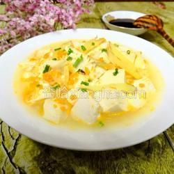 咸蛋黃豆腐的做法[圖]