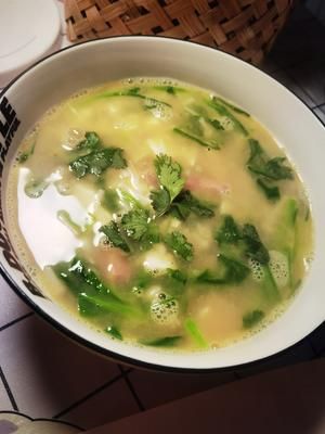 咸鴨蛋豆腐湯的做法 步驟3