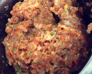 健身減脂無油雞胸肉丸子的做法 步驟5