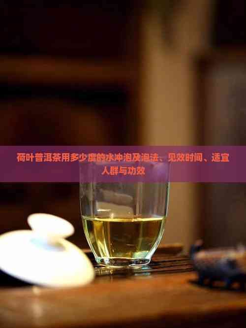 荷葉普洱茶用多少度的水沖泡及泡法、見效時間、適宜人群與功效