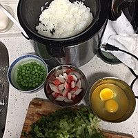 家常健康炒飯的做法圖解1