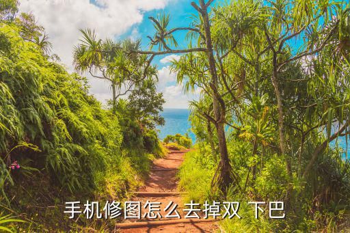 手机修图怎么去掉双 下巴