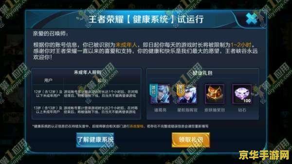 王者荣耀健康系统成人怎么办 王者荣耀健康系统对成年玩家的考量与建议