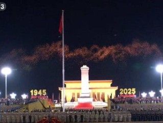 九三阅兵最后一次夜间演练画面(九三阅兵式 完整视频)