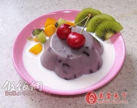 北京小吃-紫米糕