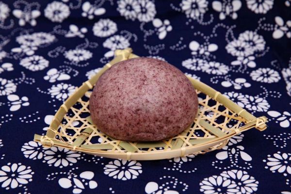 紫薯蒸米糕原料准备图