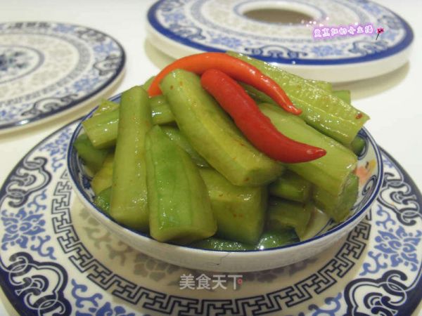 耗油小黃瓜的做法