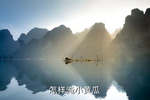 怎样淹小黄瓜
