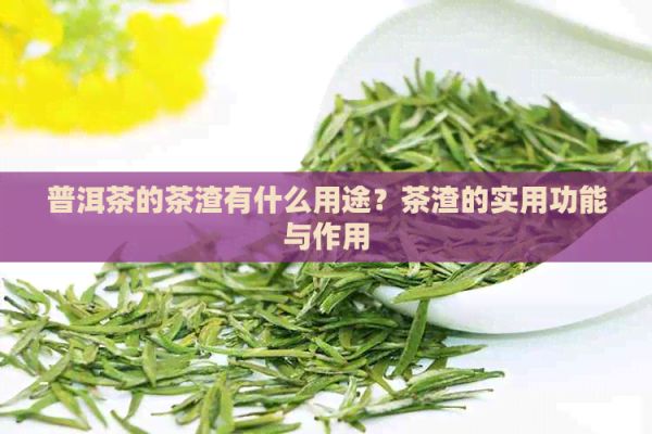 普洱茶的茶渣有什么用途？茶渣的实用功能与作用