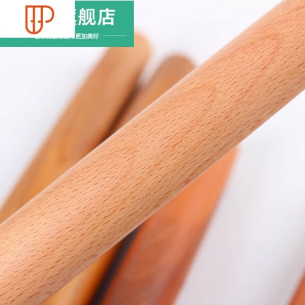實(shí)木家用大小號(hào)趕面棍櫸木梨木烘焙包子水餃皮不搟面杖