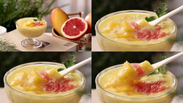 杨枝甘露夏日清凉水果饮品