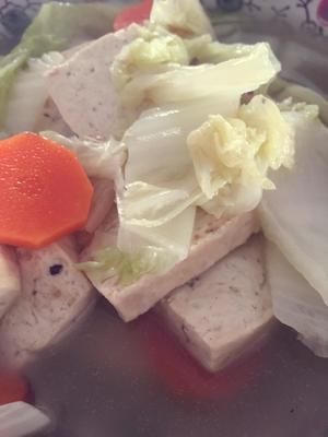 豆腐奶白汤-健身后的蛋白饮的做法 步骤4