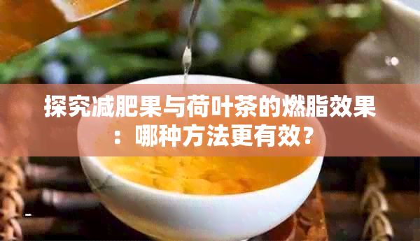 探究减肥果与荷叶茶的燃脂效果：哪种方法更有效？
