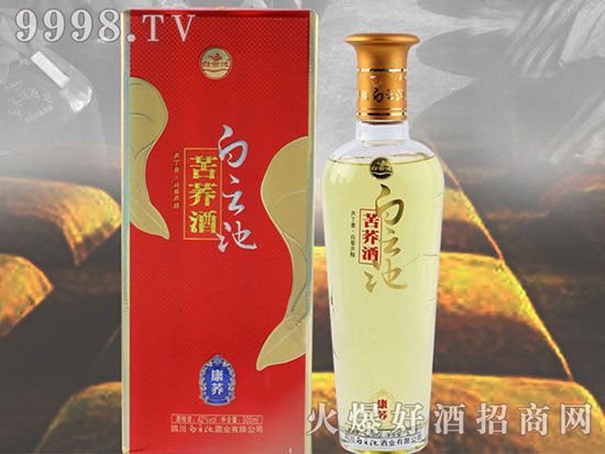 好山好水酿制的健康好酒--白云池苦荞酒