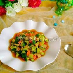 黃瓜拌豆干的做法[圖]