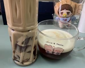三得利烏龍茶凍咖啡奶茶的做法 步驟3