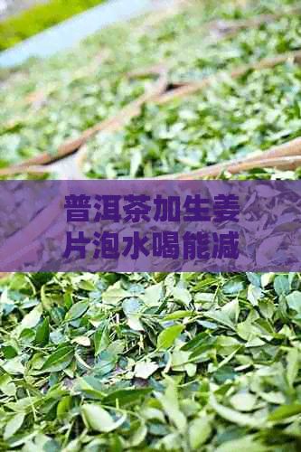 普洱茶加生姜片泡水喝能减肥吗？女性适用指南