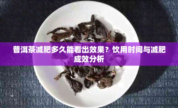 普洱茶减肥多久能看出效果？饮用时间与减肥成效分析