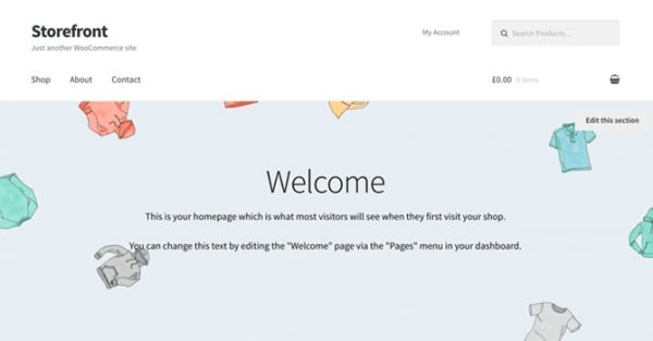 Storefront WordPress WooCommerce