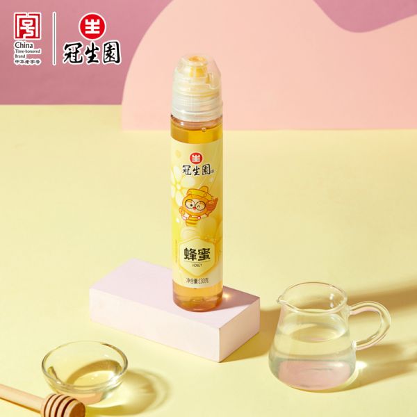 【9xhd.com蜂蜜46】陈醋加蜂蜜有什么作用与功效禁忌：冠生园蜂蜜洋槐蜜槐花130g便携蜂蜜小包装3742