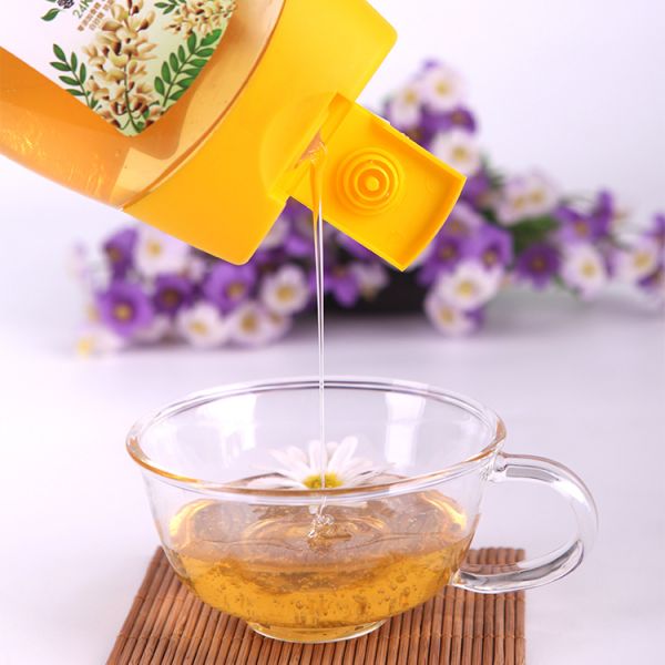 【9xhd.com蜂蜜52】早上空腹喝蜂蜜加醋有什么好处吗：汪氏洋槐蜂蜜465g*2瓶纯正天然槐花蜜糖百花蜜蜂园2732